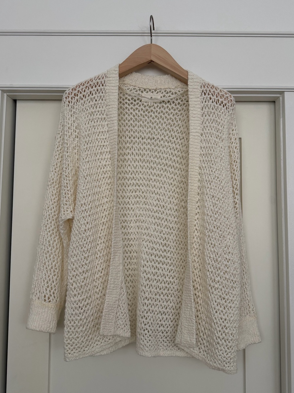 Lou & Grey Chunky Knit Oversized Open Cardigan Sweater